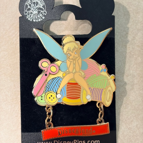 Disney Jewelry - Disney Tinker Bell Needlework Pin 2007 NOC